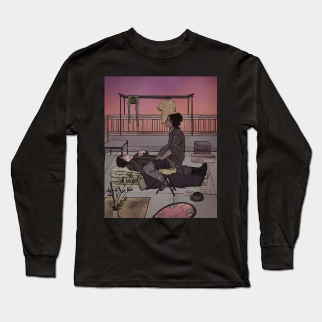 soft sunset Long Sleeve T-Shirt by plasticlamb